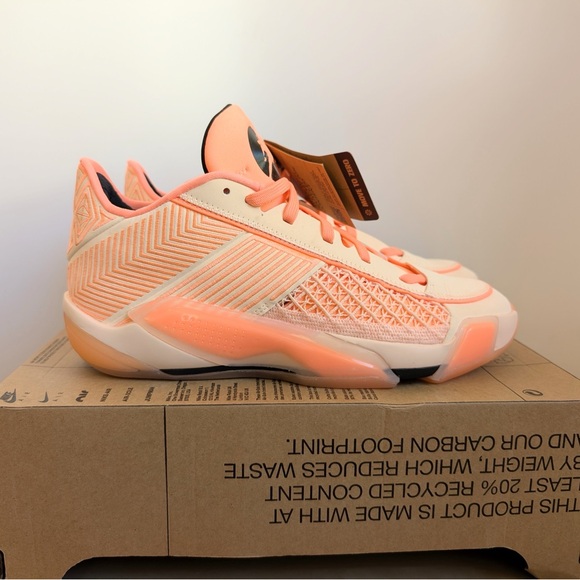 Nike Air Jordan XXXVIII 38 Low Crimson Tint Sneakers FD2326-800 Men’s Size 9 - Picture 1 of 8